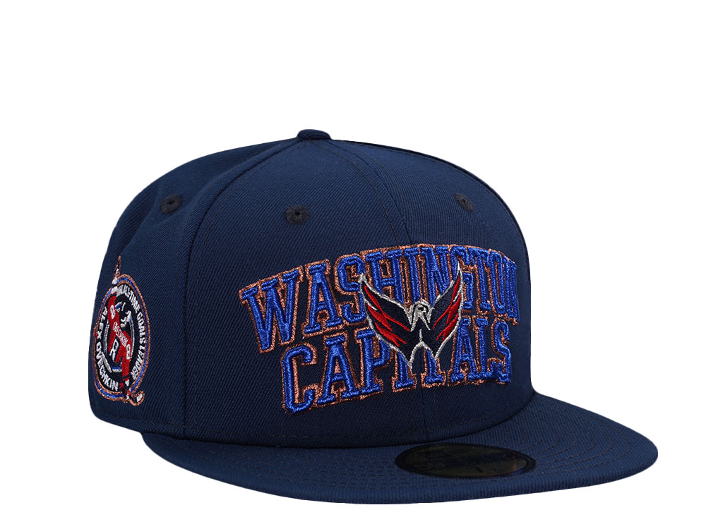 New Era Washington Capitals All Time Goals Leader Navy Prime Edition 59Fifty Fitted Cap