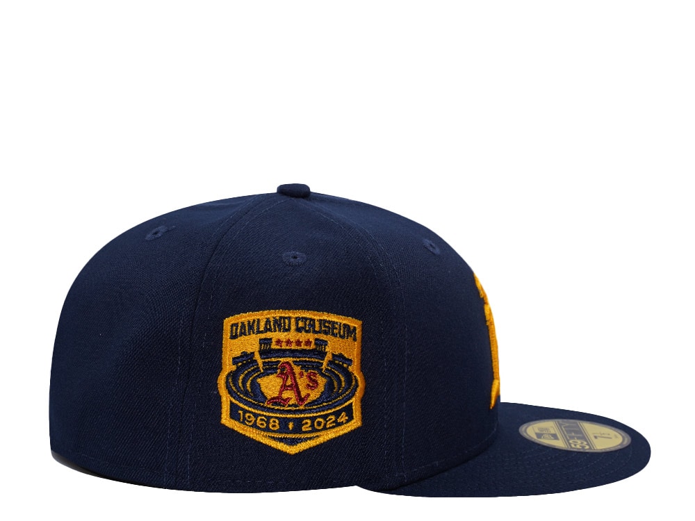 New Era Oakland Athletics Oakland Coliseum Ocean Blue Prime Edition 59Fifty Fitted Cap
