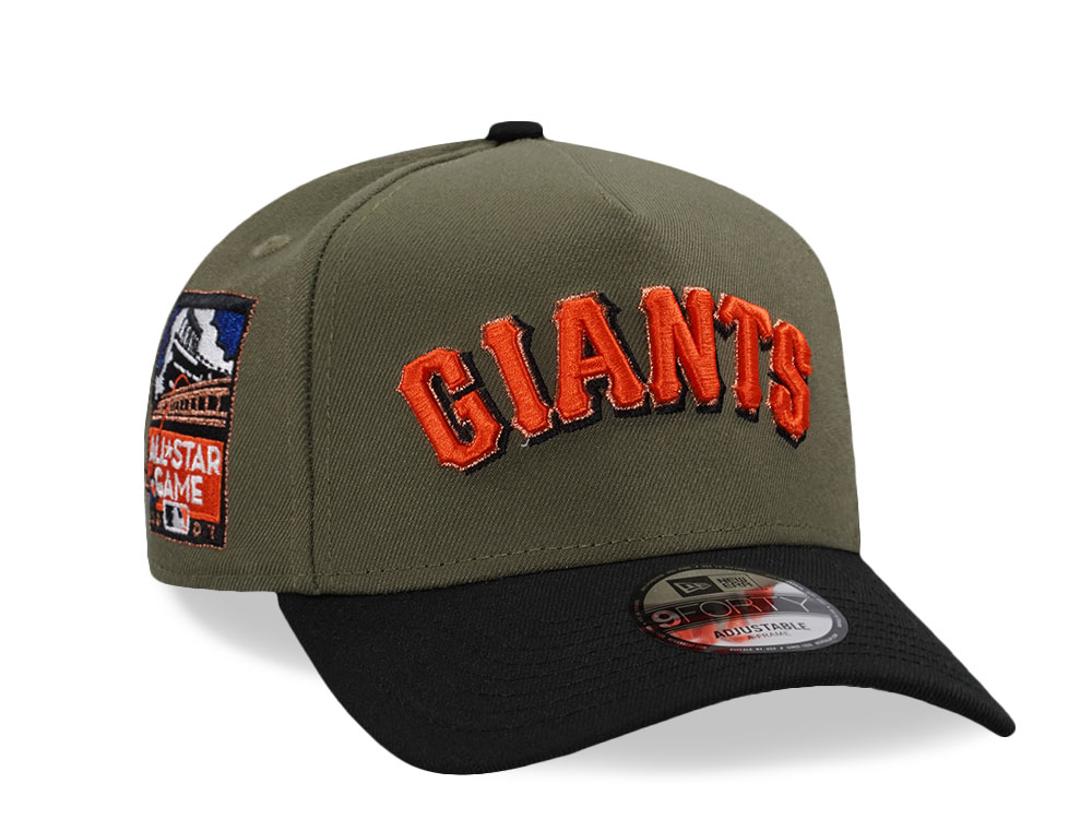 New Era San Francisco Giants All Star Game 2007 Olive Two Tone Edition 9Forty A Frame Snapback Cap