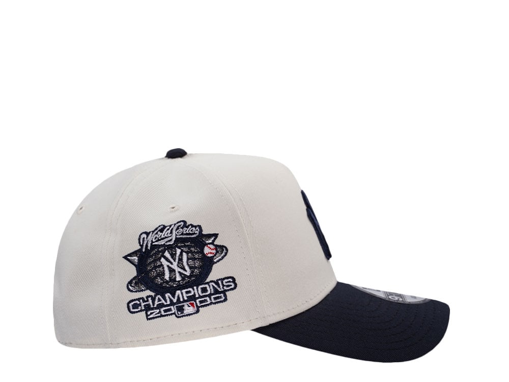 New Era New York Yankees World Series 2000 Champions Two Tone Edition 9Forty A Frame Snapback Cap