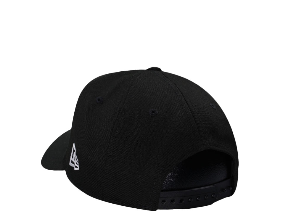 New Era Las Vegas Raiders 50th Anniversary Black Script Edition 9Forty A Frame Snapback Cap