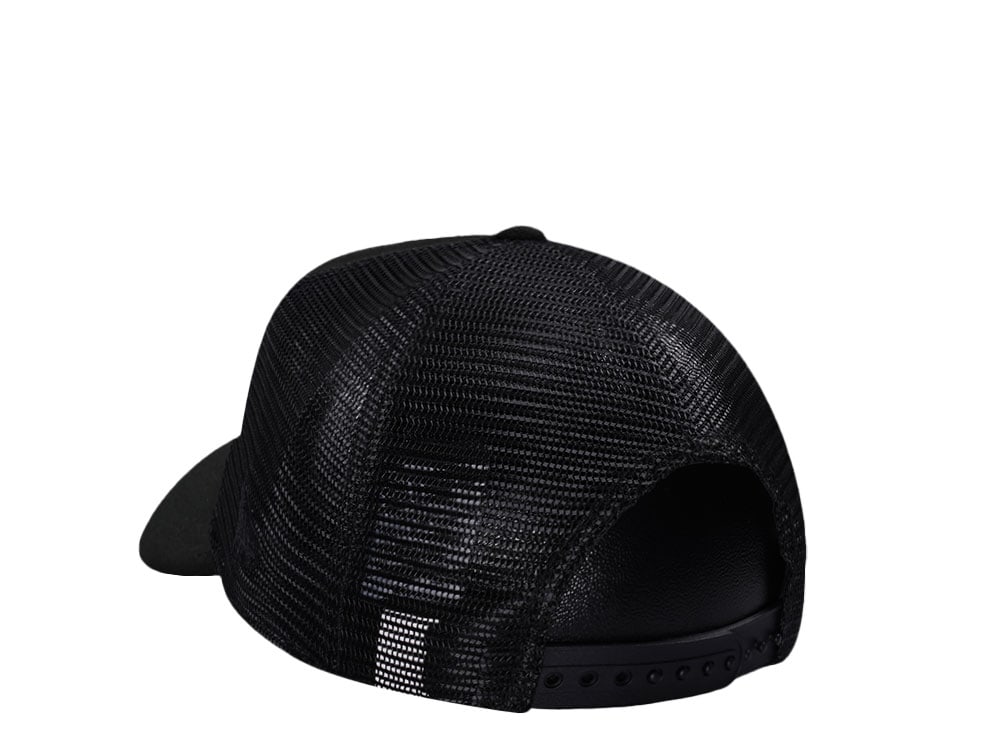 New Era Kansas City Chiefs Black Foam Trucker 9Forty A Frame Snapback Cap