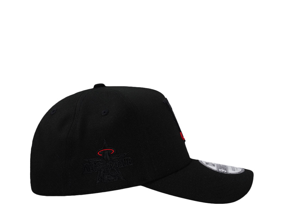New Era Anaheim Angels All Star Game 2010 Black And Red Edition 9Forty A Frame Snapback Cap