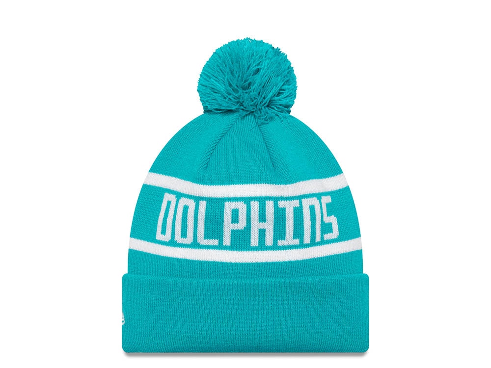 New Era Miami Dolphins On The Cuff Jake Teal Knit