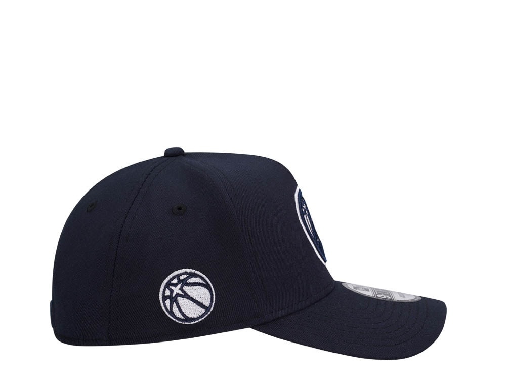 New Era Minnesota Timberwolves Navy Classic Edition 9Forty A Frame Snapback Cap