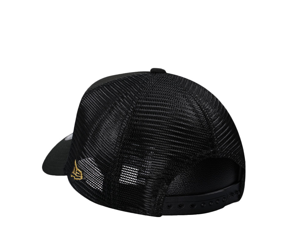New Era San Francisco 49ers Black and Gold Classic Edition Trucker A Frame 9Forty Cap