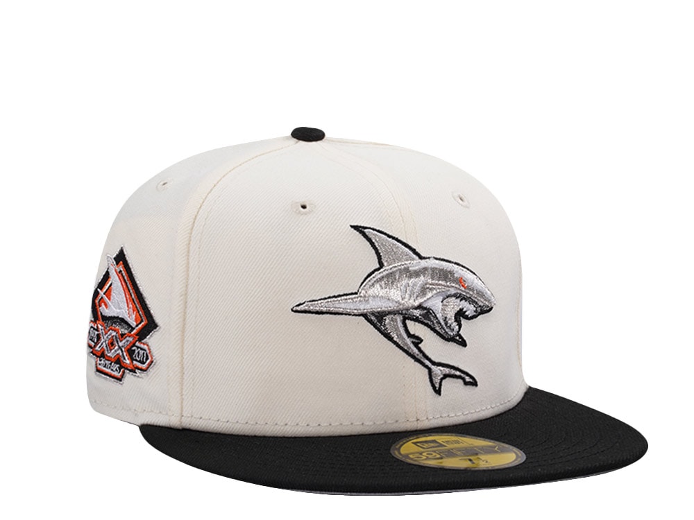 New Era San Jose Sharks 20th Anniversary Chrome Two Tone Edition 59Fifty Fitted Cap