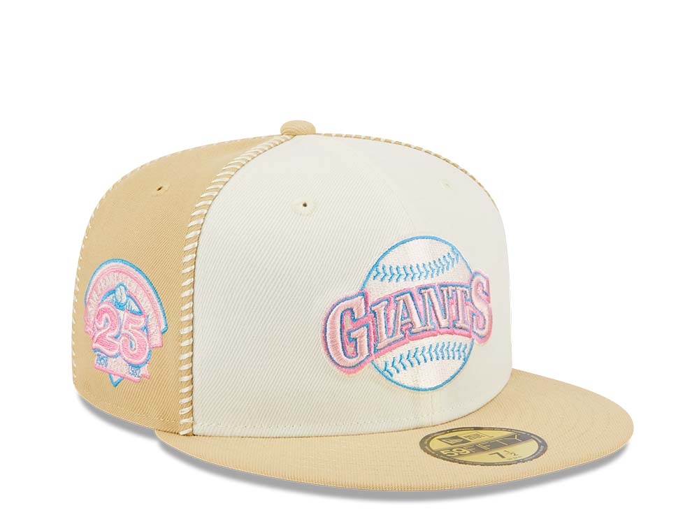 New Era San Francisco Giants Stitch 25th Anniversary Gold Edition 59Fifty Fitted Cap