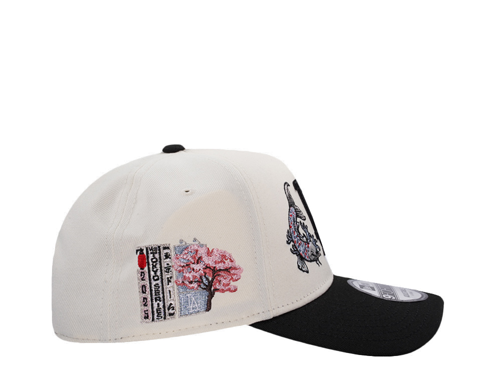 New Era Los Angeles Dodgers Tokyo Series Chrome Two Tone Edition 9Forty A Frame Snapback Cap