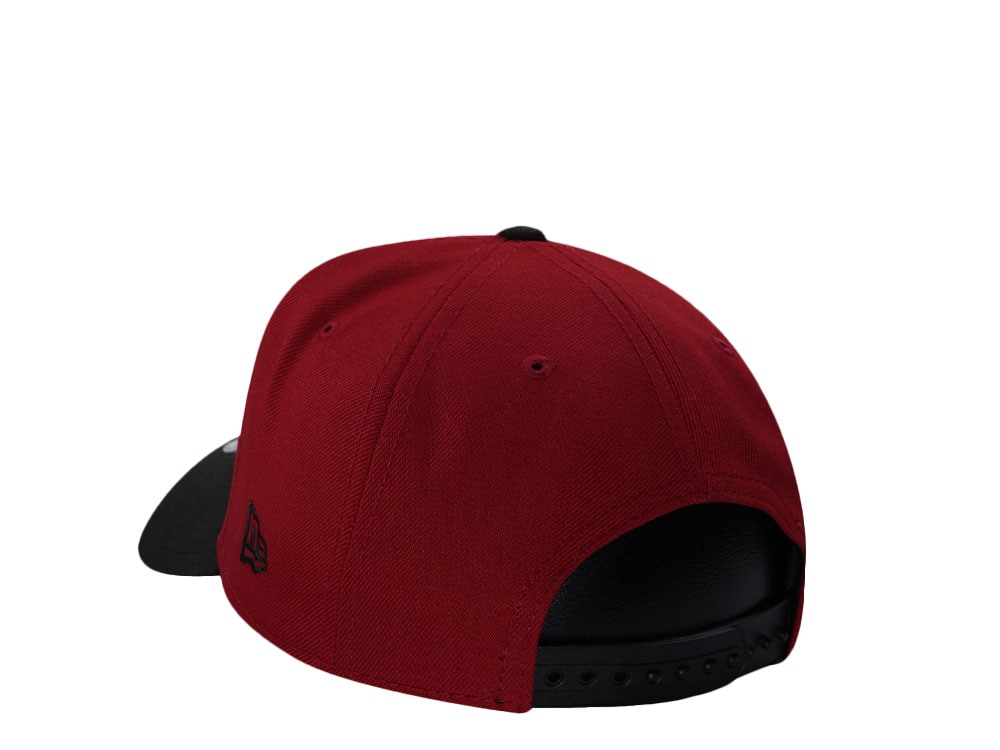 New Era Brooklyn Dodgers Ebbets Field Maroon Two Tone Edition 9Forty A Frame Snapback Cap