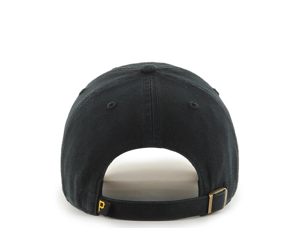 47Brand Pittsburgh Pirates Black Clean up Strapback Cap