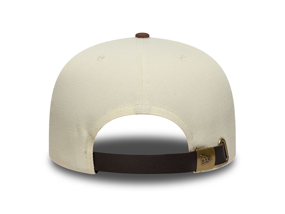 New Era New York Yankees Light Brown Suede Visor Edition 9Fifty A Frame Strapback Cap