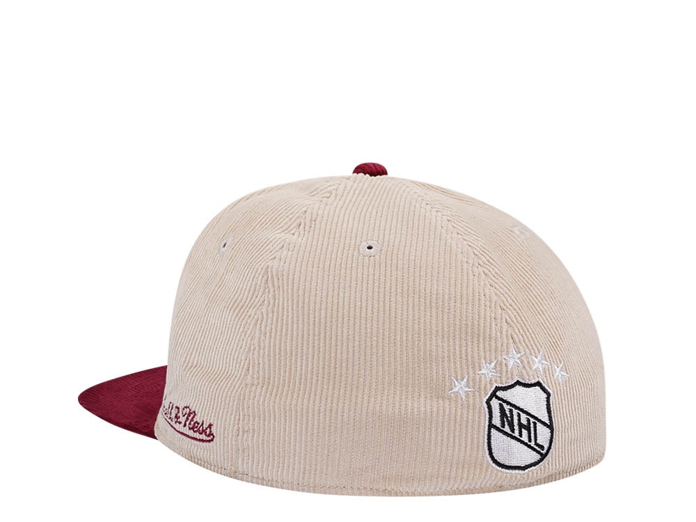 Mitchell & Ness Colorado Avalanche 10 Seasons Two Tone Cord Edition Dynasty Fitted Cap