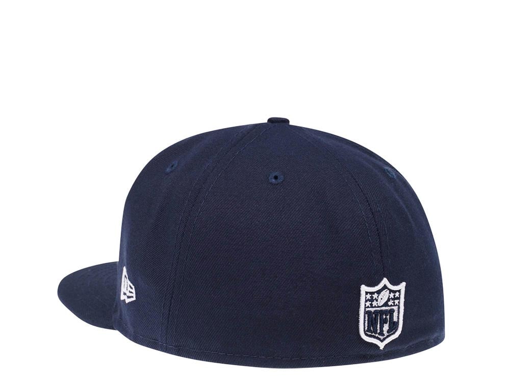New Era Seattle Seahawks Navy Classic Edition 59Fifty Fitted Cap