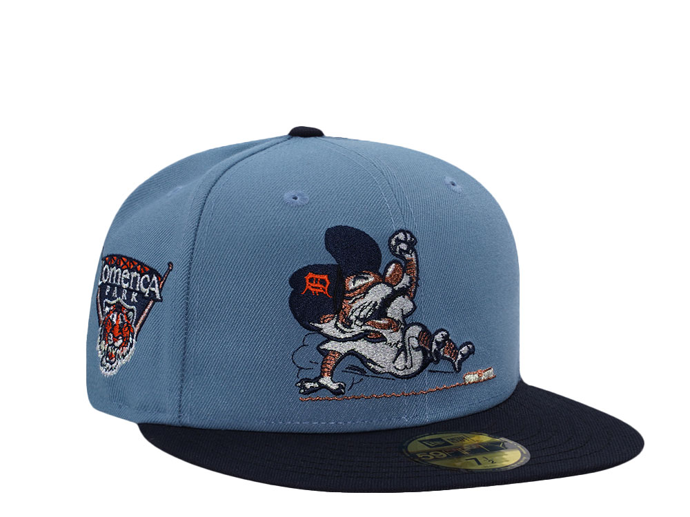 New Era Detroit Tigers Comerica Park Faded Blue Two Tone Edition 59Fifty Fitted Cap
