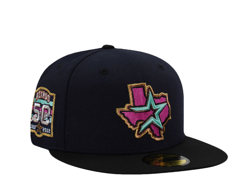 New Era Houston Astros 50th Anniversary Navy Two Tone Edition 59Fifty Fitted Cap