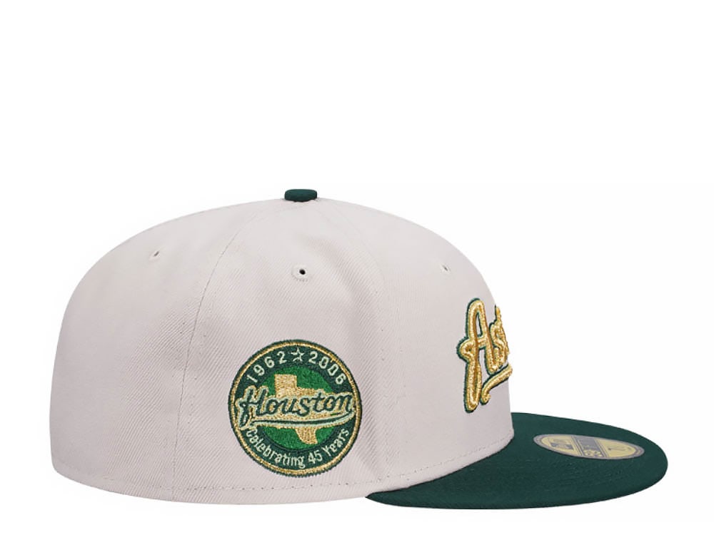 New Era Houston Astros 45th Anniversary Stone Gold Two Tone Edition 59Fifty Fitted Cap