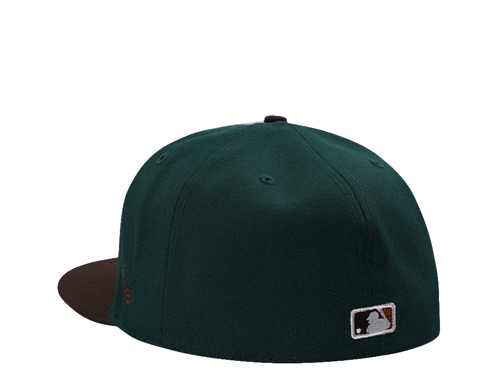 New Era Chicago Cubs Stay Alert Dark Green Two Tone Edition 59Fifty Fitted Cap
