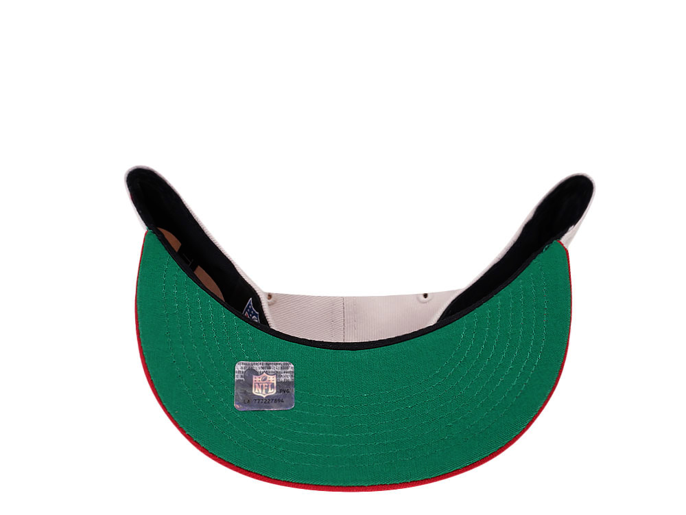 New Era Arizona Cardinals Stone Two Tone Throwback 59Fifty Fitted Cap