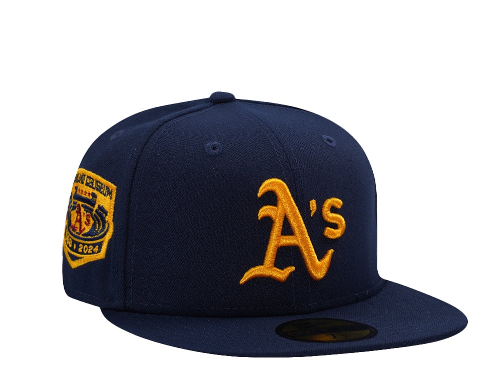 New Era Oakland Athletics Oakland Coliseum Ocean Blue Prime Edition 59Fifty Fitted Cap