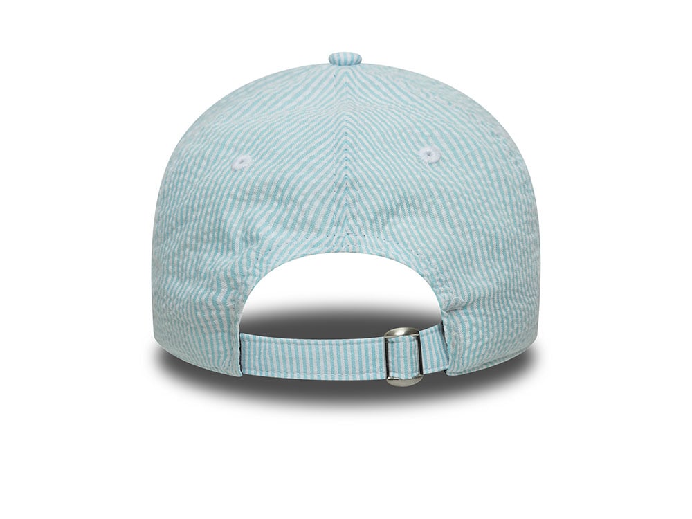 New Era Los Angeles Dodgers Seersucker Light Blue 9Twenty Strapback Cap