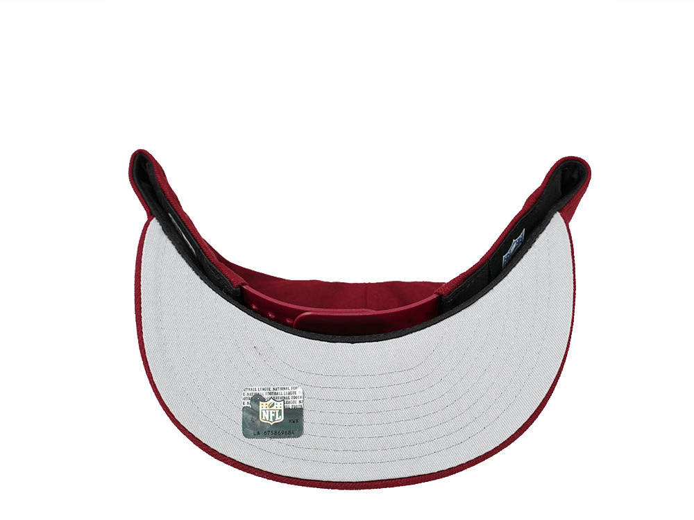 New Era Philadelphia Eagles Red Throwback Edition 9Fifty Snapback Cap
