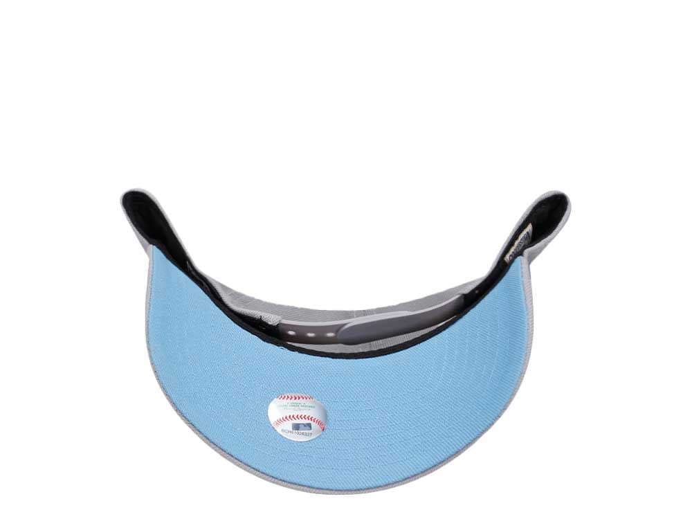 New Era Texas Rangers 40th Anniversary Gray Blue Edition 9Forty A Frame Snapback Cap