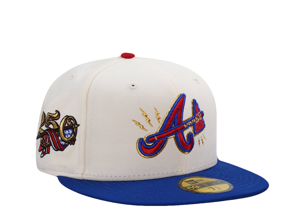 New Era Atlanta Braves 250th Anniversary Chrome Two Tone Edition 59Fifty Fitted Cap