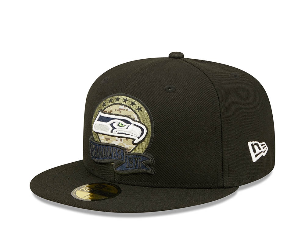 New Era Seattle Seahawks Salute to Service 2022 Fitted 59Fifty Cap