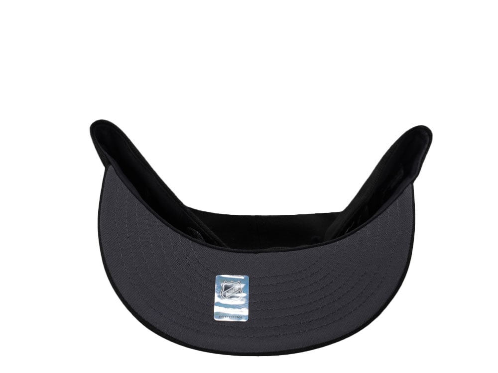 New Era Seattle Kraken Inaugural Season Metallic Black Prime Edition 59Fifty Fitted Cap