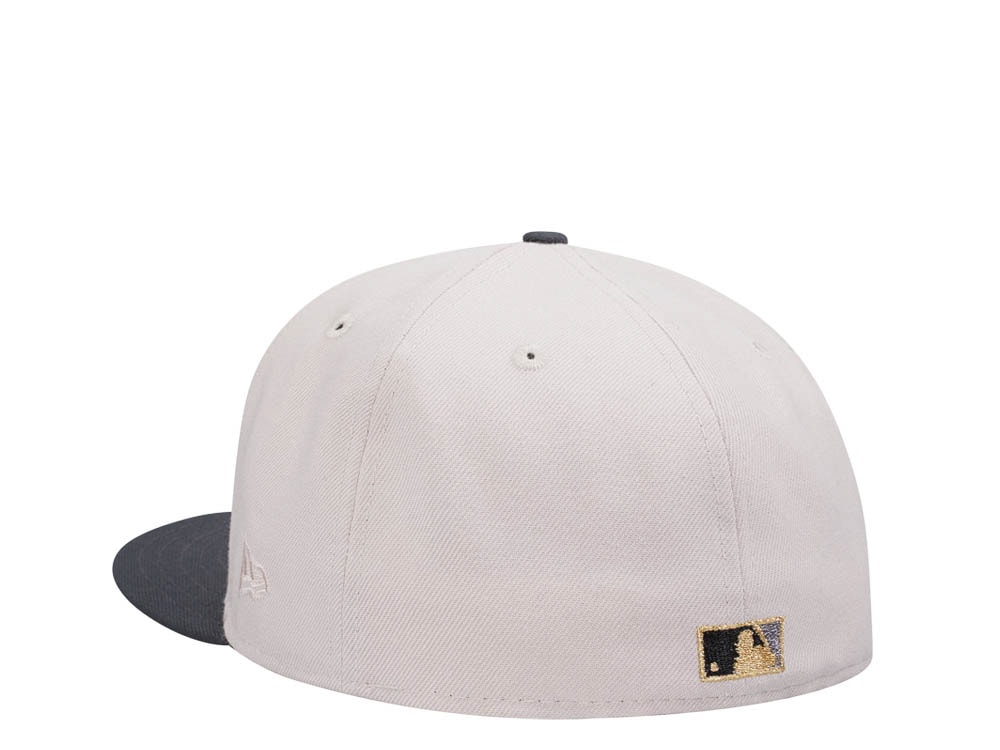 New Era Seattle Mariners 20th Anniversary Stone Gold Two Tone Edition 59Fifty Fitted Cap