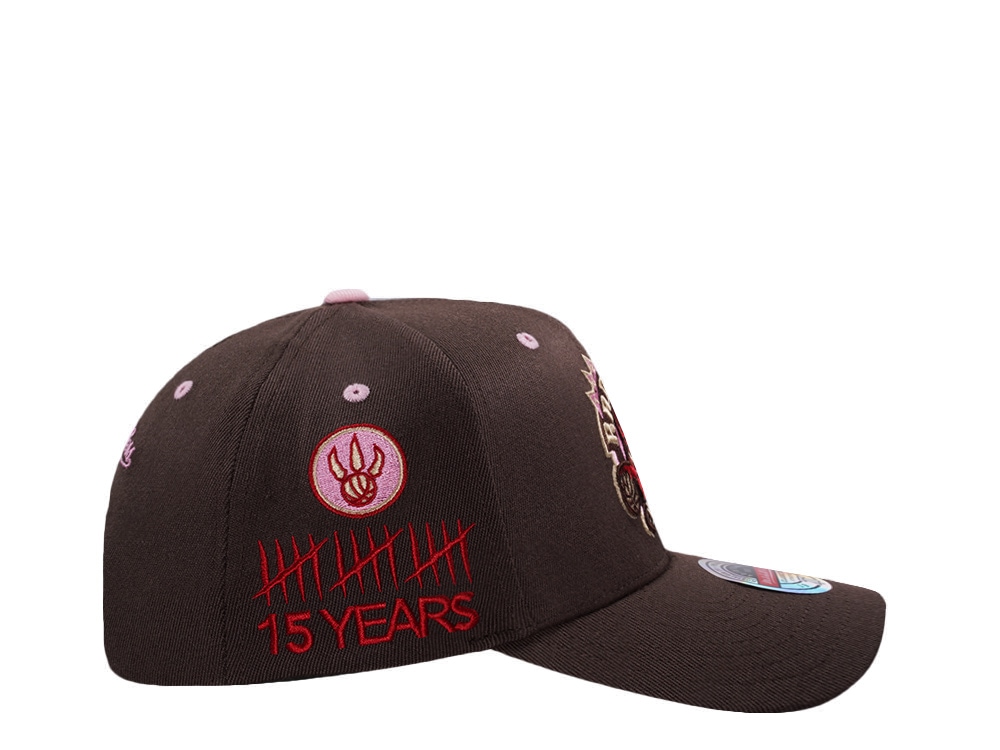 Mitchell & Ness Toronto Raptors 15th Anniversary Hardwood Classic Brown Sugar Edition Snapback Cap