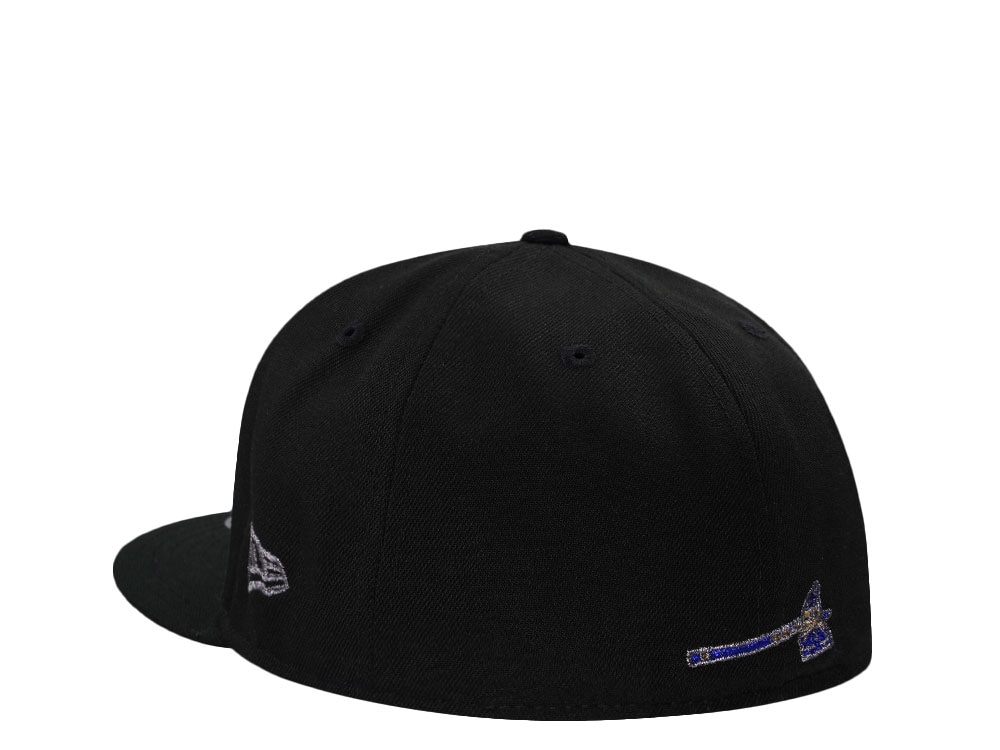New Era Atlanta Braves 30th Anniversary Tomahawk Black Edition 59Fifty Fitted Cap