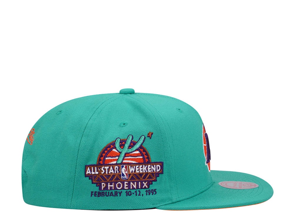 Mitchell & Ness Dallas Mavericks Desert Green Hardwood Classic All Star Weekend Snapback Cap