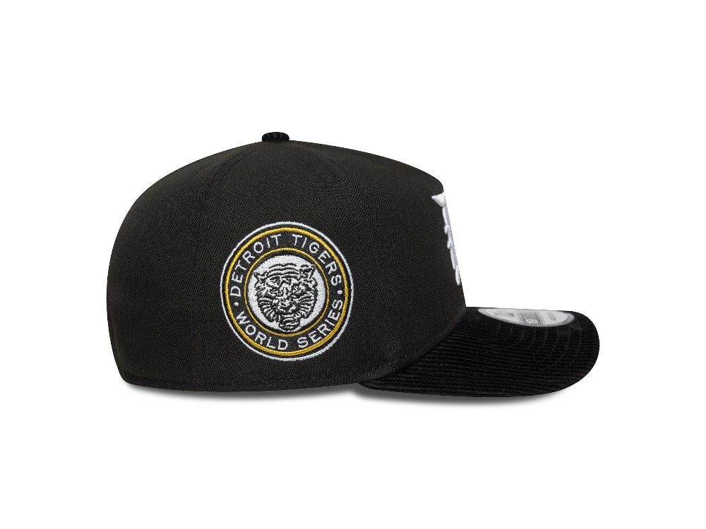 New Era Detroit Tigers Cooperstown Black Cord Visor 19Twenty Snapback Cap