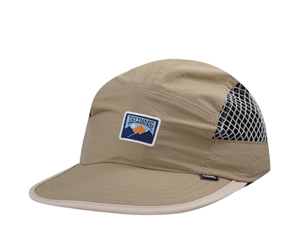 Djinns 5 Panel Sand Big Net Mountain Strapback Cap