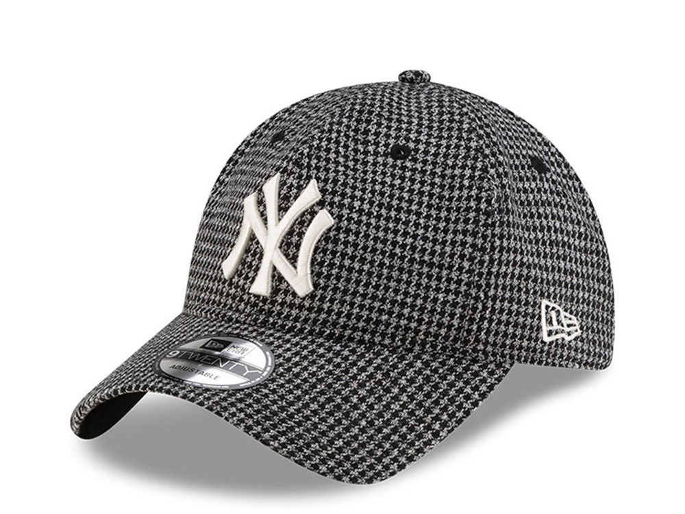 New Era New York Yankees Houndstooth Black 9Twenty Snapback Cap