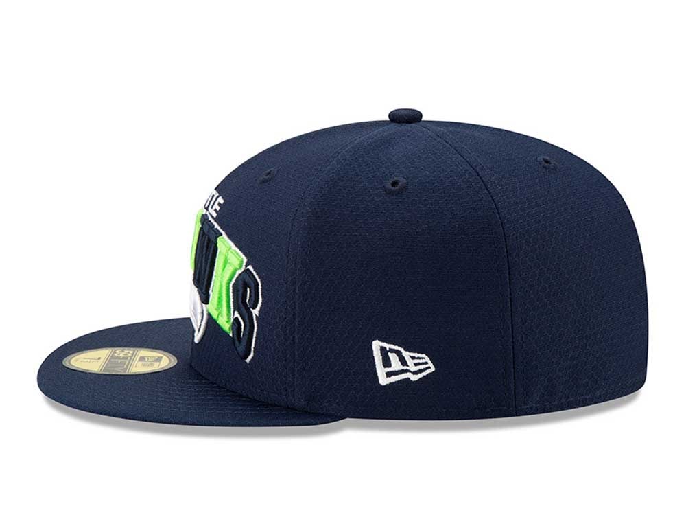 New Era Seattle Seahawks Sideline Cap Home 59Fifty Fitted Cap