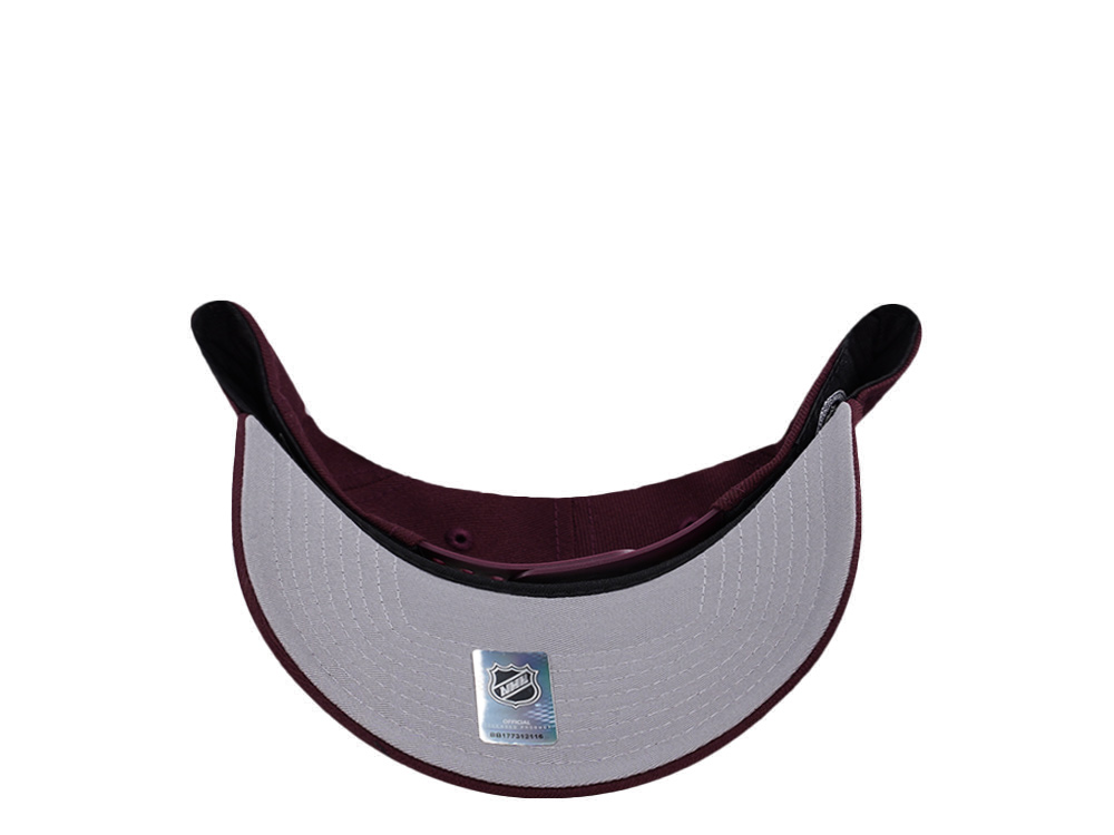 New Era Anaheim Ducks 30th Anniversary Maroon Prime Edition 9Forty A Frame Snapback Cap