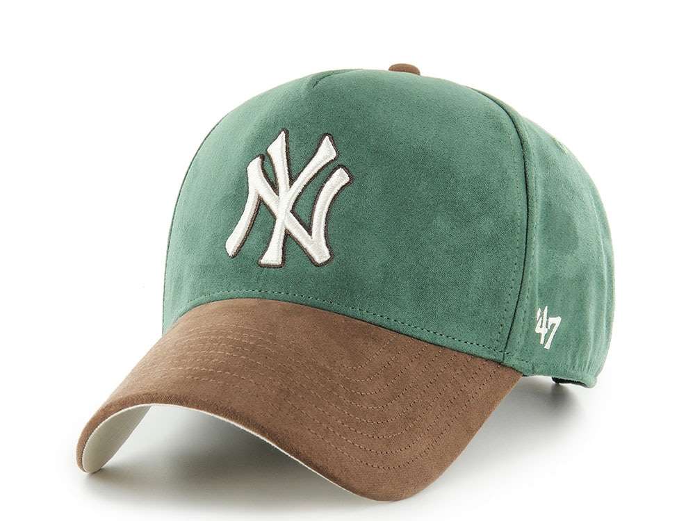 47Brand New York Yankees Dark Green Ultrasuede Edition MVP Strapback Cap