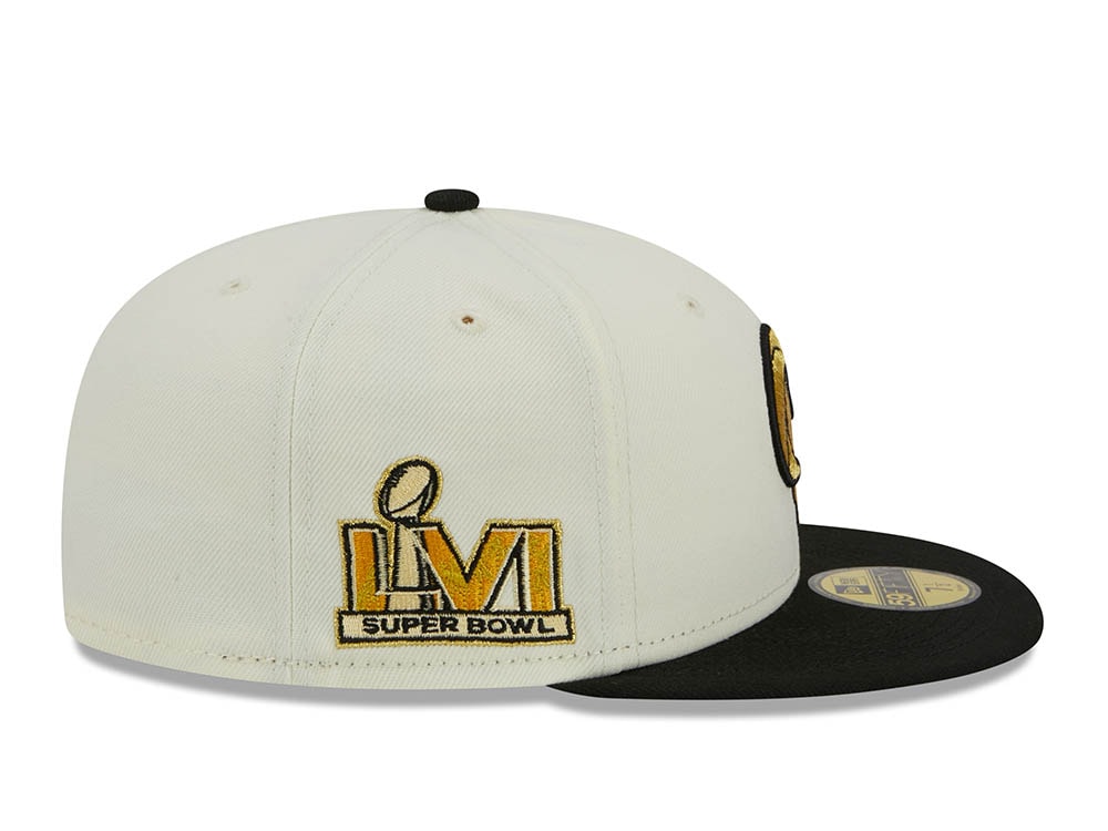 New Era Los Angeles Rams Super Bowl LVI Two Tone City Icon 59Fifty Fitted Cap