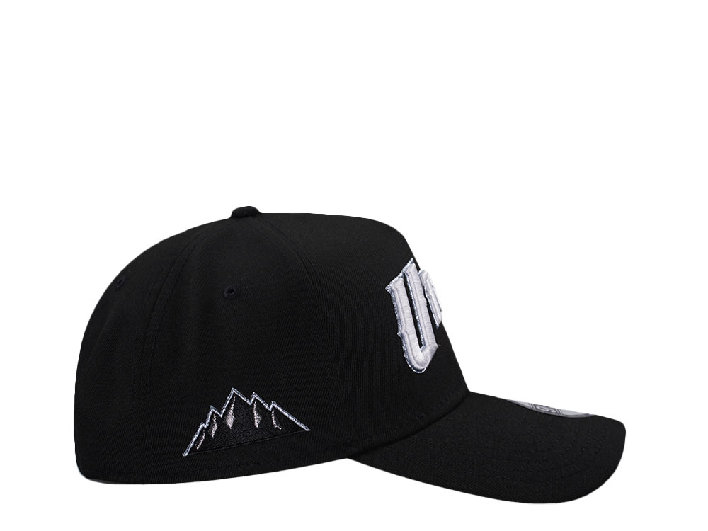New Era Utah Jazz Black Prime Edition 9Forty A Frame Snapback Cap