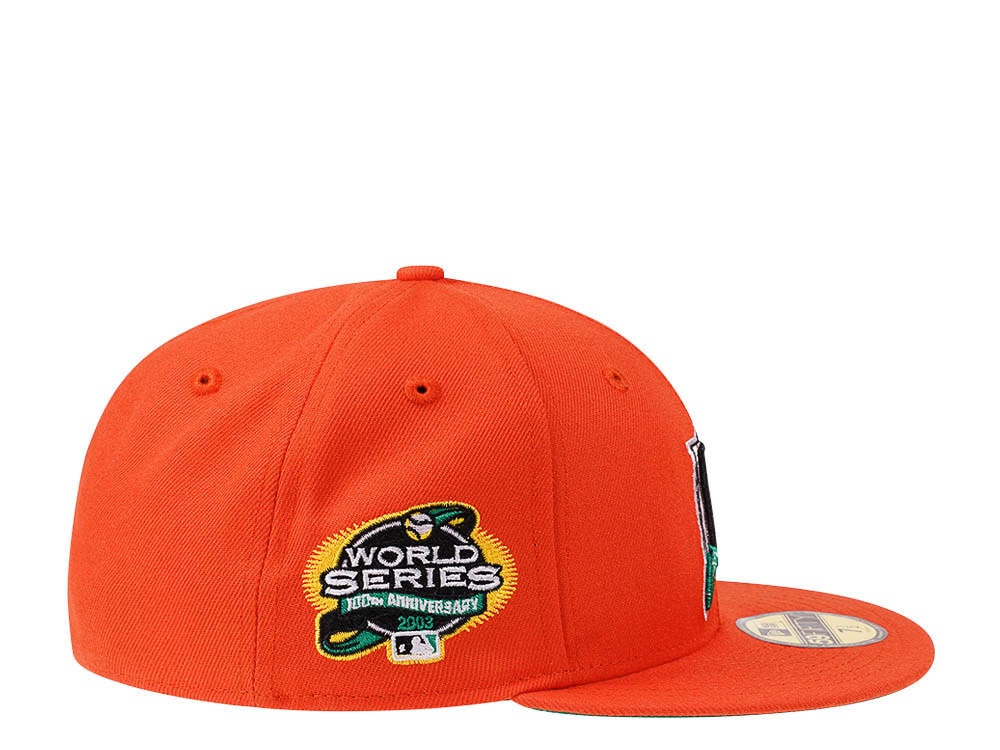 New Era Florida Marlins World Series 2003 Orange Flash Edition 59Fifty Fitted Cap