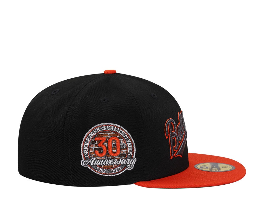 New Era Baltimore Orioles 30th Anniversary Metallic Throwback Two Tone Edition 59Fifty Fitted Cap