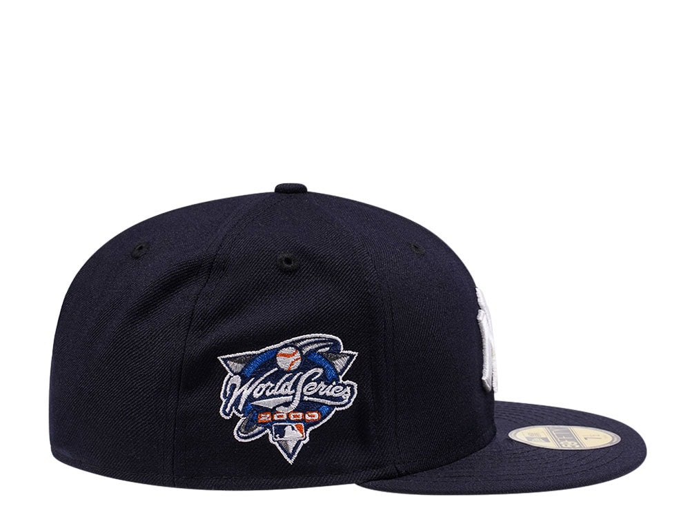 New Era New York Yankees World Series 2000 Navy and Pink Edition 59Fifty Fitted Cap