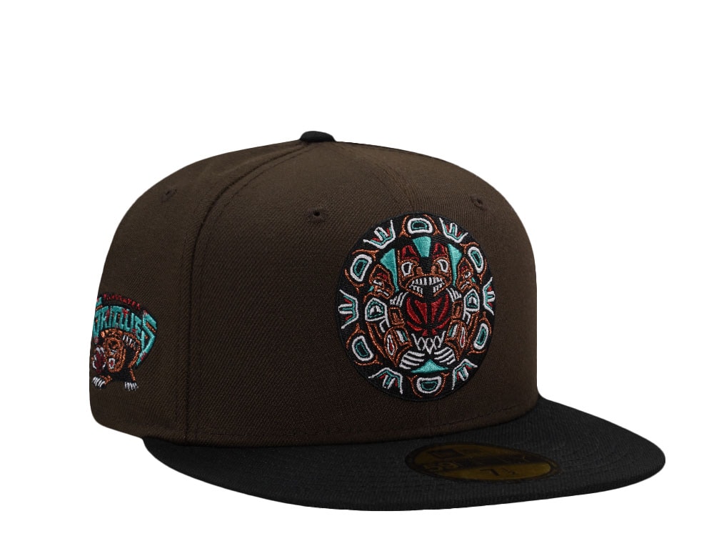 New Era Vancouver Grizzlies Alternate Logo Brown Tow Tone Edition 59Fifty Fitted Cap