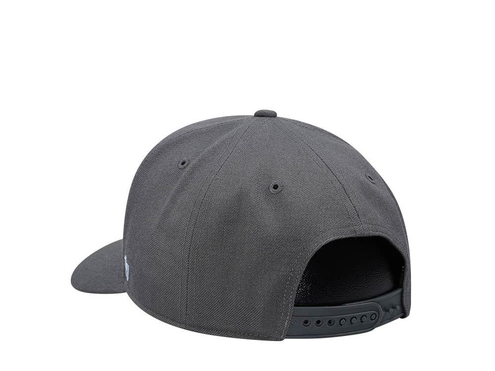 47Brand Los Angeles Dodgers Charcoal Cold Zone MVP DP Snapback Cap