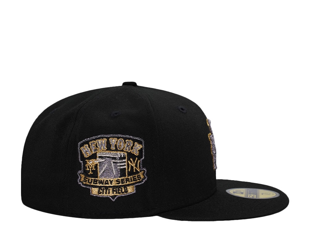 New Era New York Mets Subway Series Citi Field Black Prime Edition 59Fifty Fitted Cap