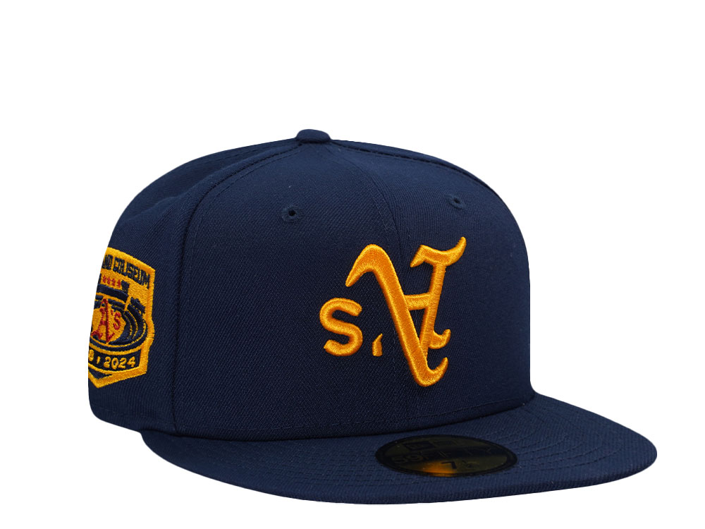 New Era Oakland Athletics Stadium Navy Prime Edition 59Fifty Fitted Cap