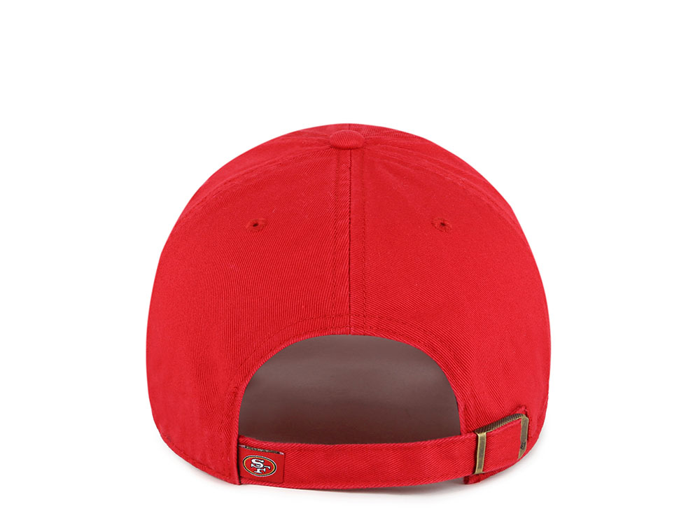 47Brand San Francisco 49ers Red Classic Edition Clean Up Strapback